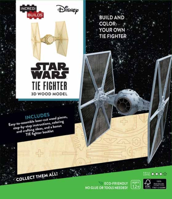 Book cover of: IncrediBuilds: Star Wars: Tie Fighter 3D Wood Model