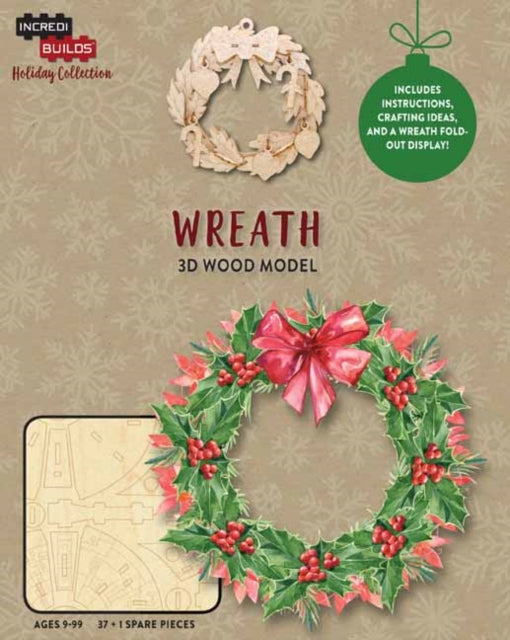 Book cover of: IncrediBuilds Holiday Collection: Wreath
