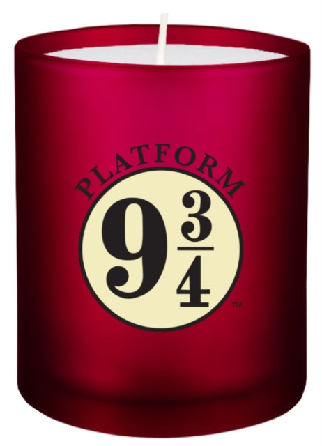 Book cover of: Harry Potter Plat 9 Glass Candle