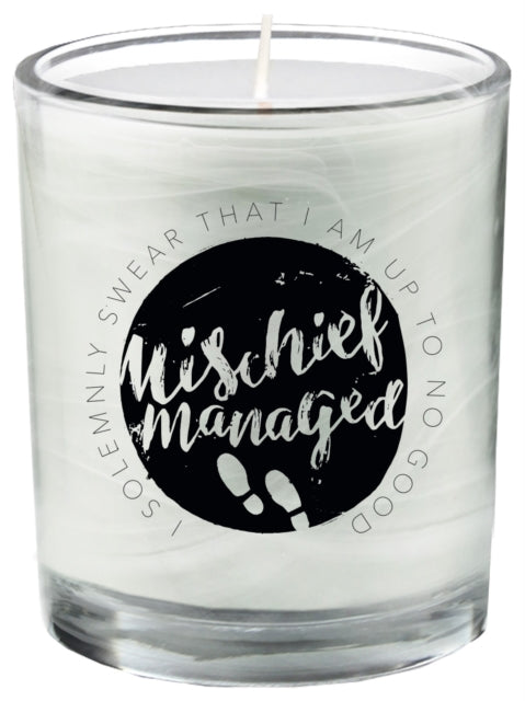 Book cover of: Harry Potter: Mischief Managed Glass Votive Candle