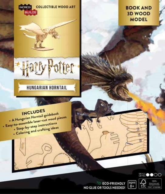 Book cover of: IncrediBuilds: Harry Potter: Hungarian Horntail Book and 3D Wood Model