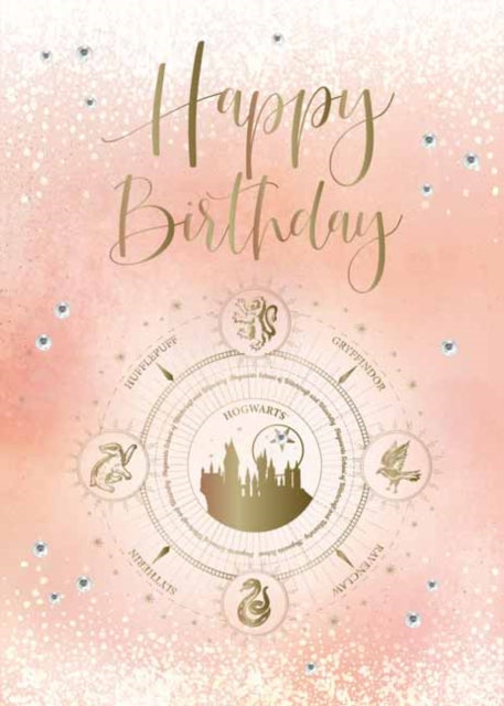 Book cover of: Harry Potter: Hogwarts Constellation Birthday Embellished Card