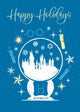 Book cover of: Harry Potter: Hogwarts Snow Globe Embellished Card