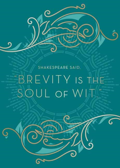 Book cover of: William Shakespeare Brevity Embellished Card