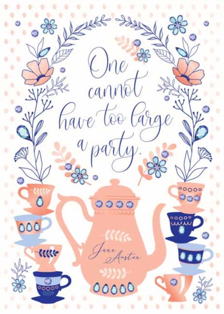 Book cover of: Jane Austen Tea Party Birthday Embellished Card