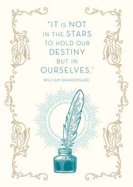 Book cover of: William Shakespeare Destiny Birthday Embellished Card