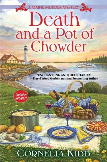 Book cover of: Death and a Pot of Chowder. By: Cornelia Kidd