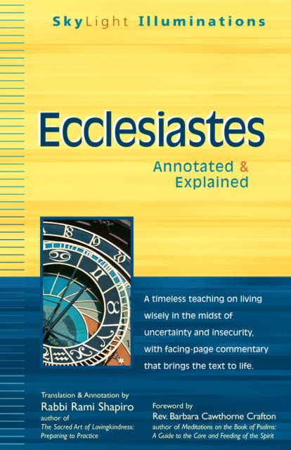 Book cover of: Ecclesiastes. By: Rami M. Shapiro