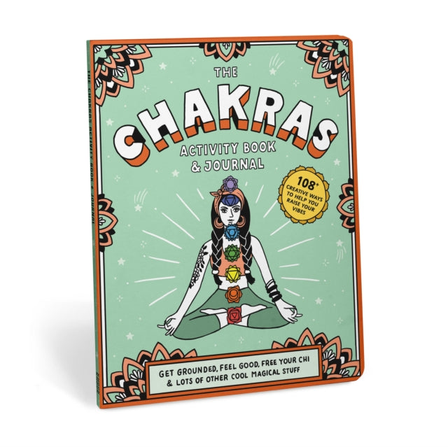 Book cover of: Knock Knock Chakras Activity Book & Journal. By: Suzi Barrett