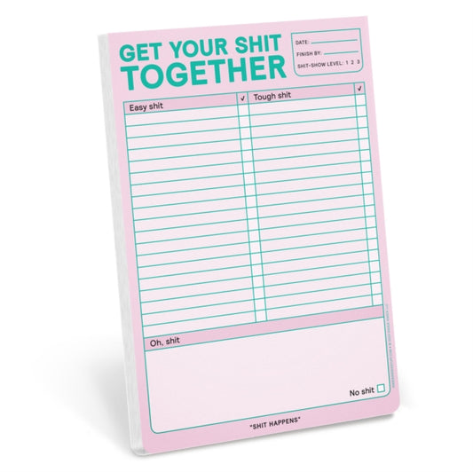 Book cover of: Knock Knock Get Your Shit Together Pad (Pastel Edition)