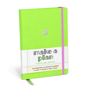 Knock Knock Make a Plan Large Hardcover Planner