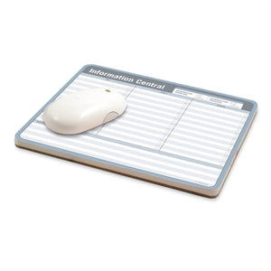 Knock Knock Information Central Paper Mousepad (Blue/Gray)