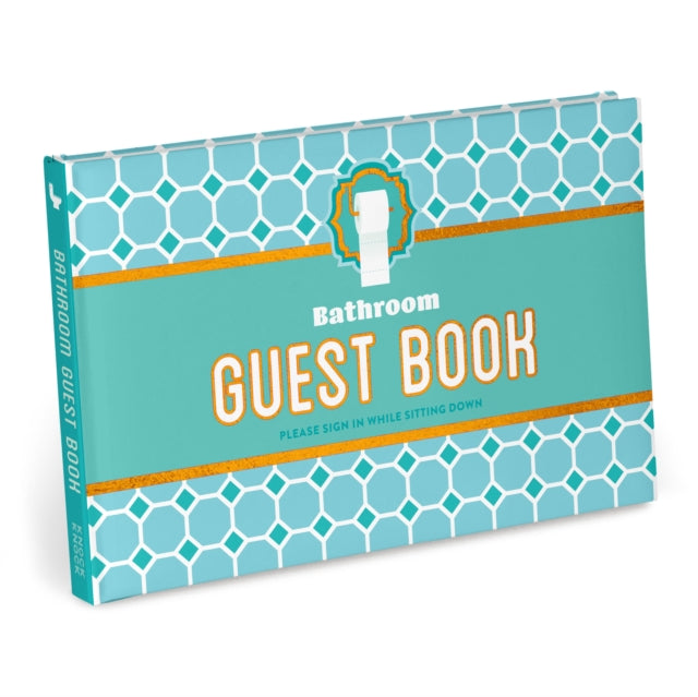 Book cover of: Knock Knock Bathroom Guestbook (Second Edition). By: Knock Knock Knock