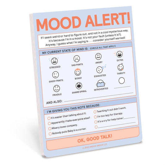 Book cover of: Knock Knock Today's Mood Nifty Note (Pastel)