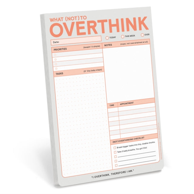 Knock Knock What (Not) to Overthink Pad (Pastel Version)