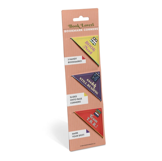 Book cover of: Knock Knock Book Lovers Bookmark Corners