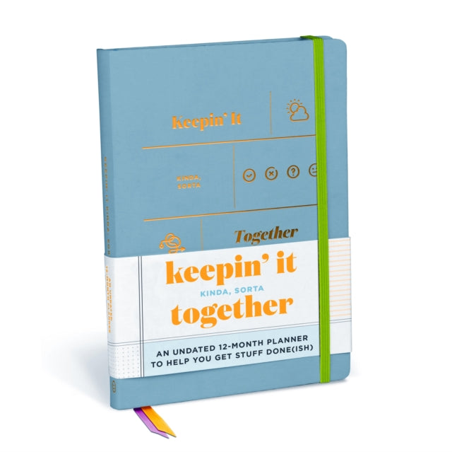 Book cover of: Knock Knock Keepin’ It Kinda, Sorta Together Large Hardcover Planner