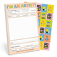 Book cover of: Knock Knock Kids I’m an Artist! Playtime Pads