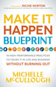 Book cover of: Make It Happen Blueprint. By: Michelle McCullough