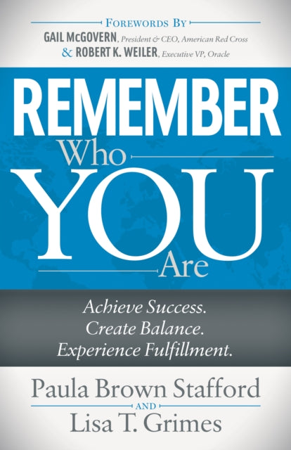 Book cover of: Remember Who You Are. By: Paula Brown Stafford