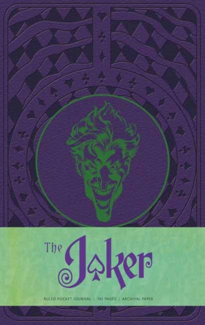 Book cover of: Joker Ruled Pocket Journal. By: Matthew K. Manning