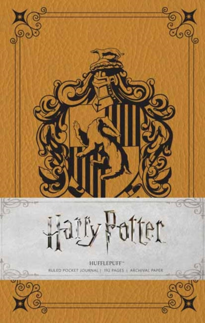 Book cover of: Harry Potter: Hufflepuff Ruled Pocket Journal