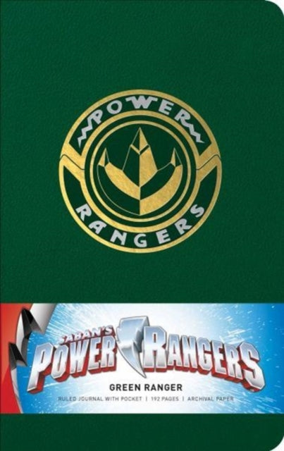 Book cover of: Power Rangers: Green Ranger Hardcover Ruled Journal