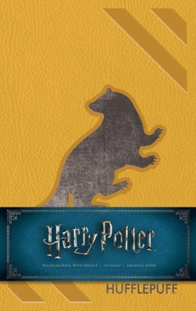 Book cover of: Harry Potter Hufflepuff Hardcover Ruled Journal