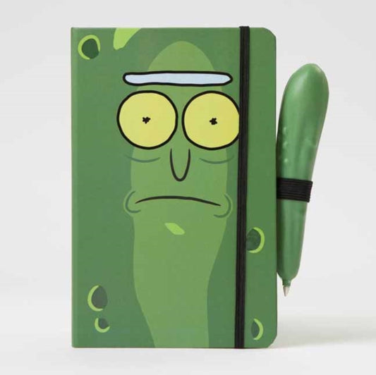 Book cover of: Rick and Morty: Pickle Rick Hardcover Ruled Journal With Pen