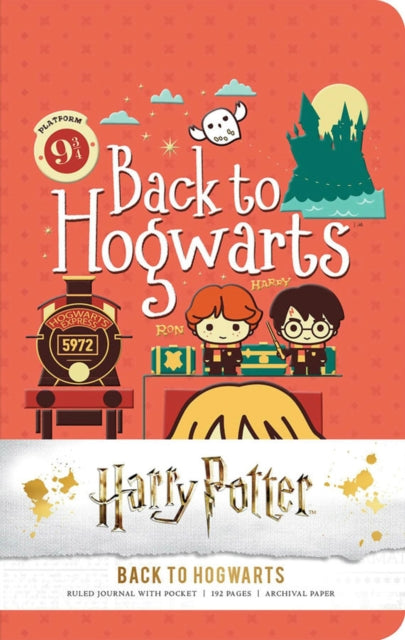 Book cover of: Harry Potter: Back to Hogwarts Ruled Pocket Journal