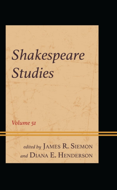 Book cover of: Shakespeare Studies
