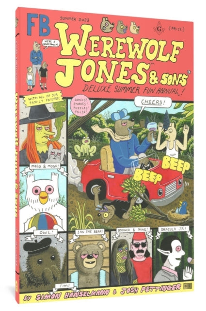 Book cover of: Werewolf Jones & Sons Deluxe Summer Fun Annual. By: Simon Hanselmann