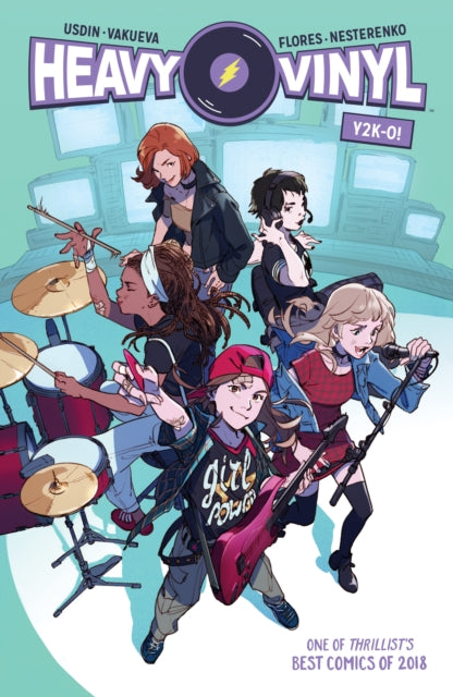 Book cover of: Heavy Vinyl: Y2K-O!. By: Carly Usdin