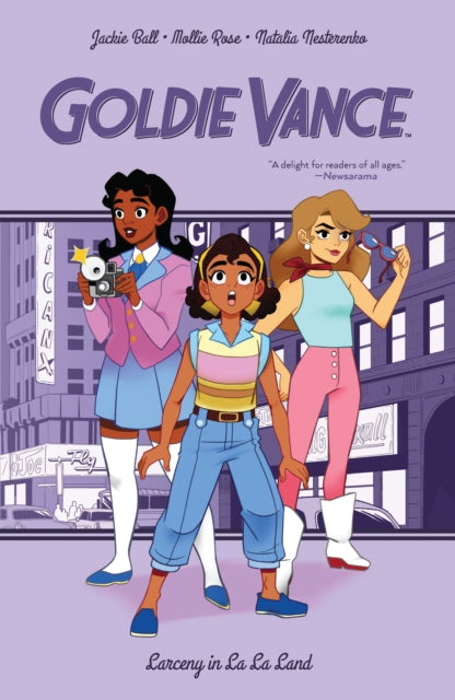Book cover of: Goldie Vance: Larceny in La La Land. By: Hope Larson