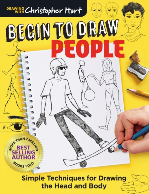 Book cover of: Begin to Draw People. By: Christopher Hart