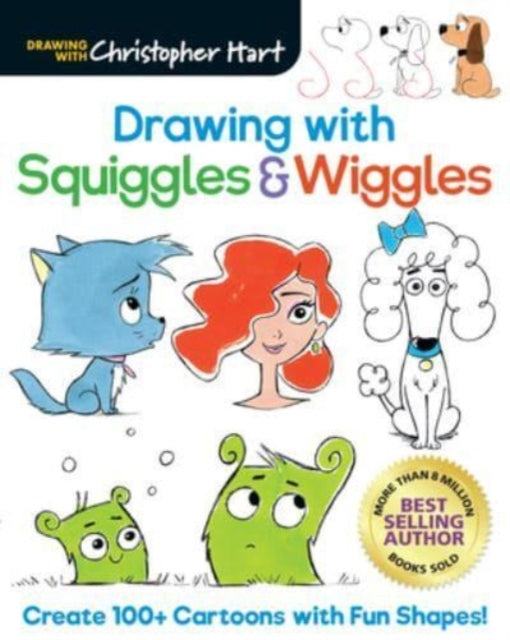 Book cover of: Drawing with Squiggles & Wiggles. By: Christopher Hart