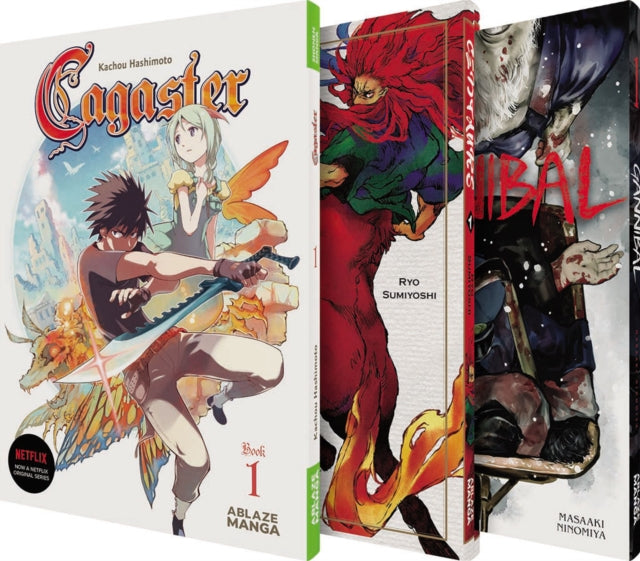 Book cover of: Ablaze Spotlight on Manga Collected Set. By: Kashou Hashimoto