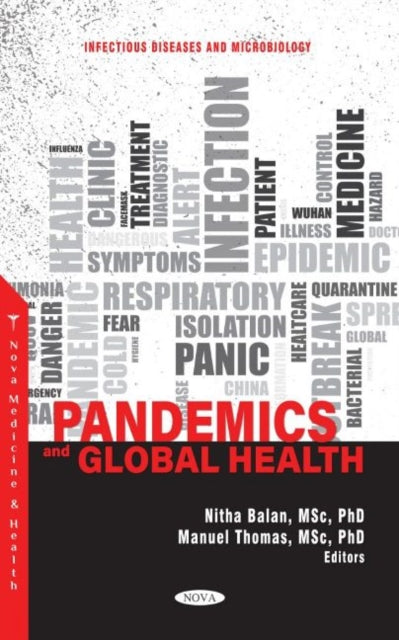 Book cover of: Pandemics and Global Health. By: Nitha Balan