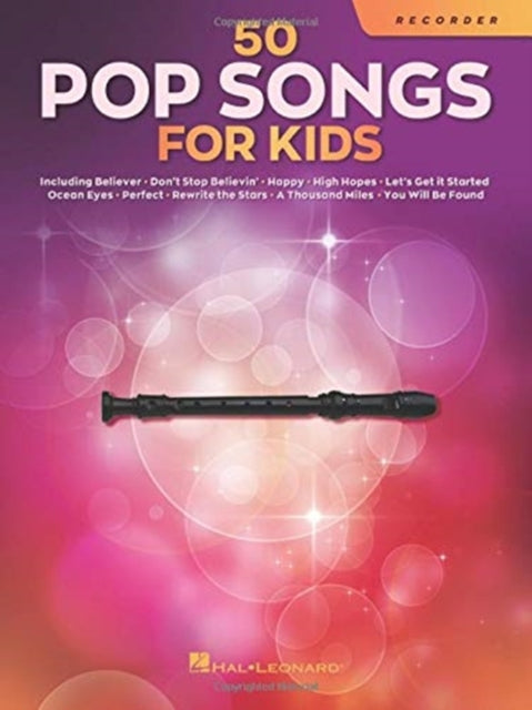 Book cover of: 50 Pop Songs for Kids