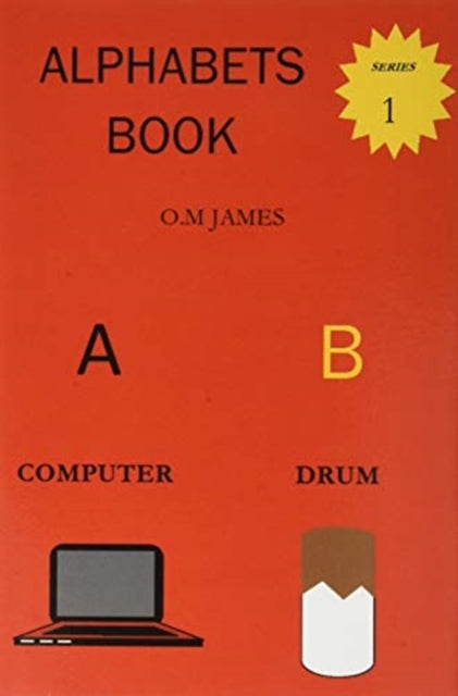 Book cover of: alphabets book. By: O. M. James
