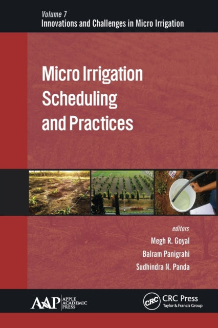 Book cover of: Micro Irrigation Scheduling and Practices. By: Megh Raj Goyal