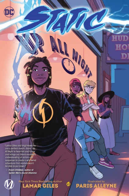 Book cover of: Static: Up All Night. By: Lamar Giles