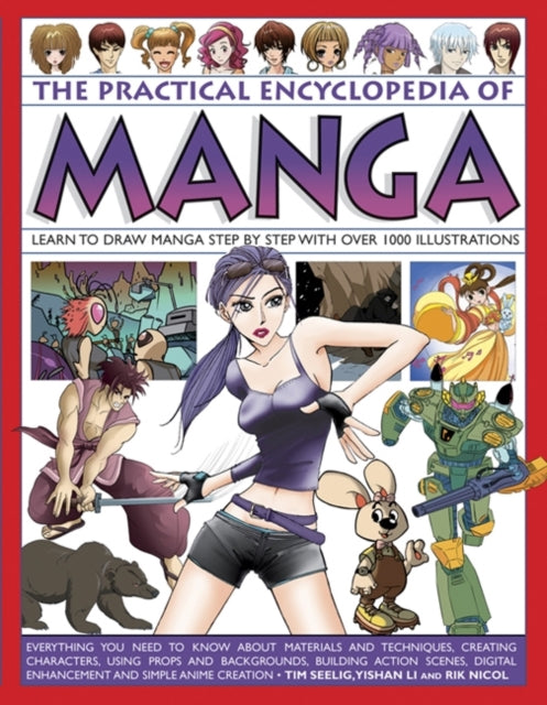 Book cover of: Practical Encylopedia of Manga. By: Tim Seelig