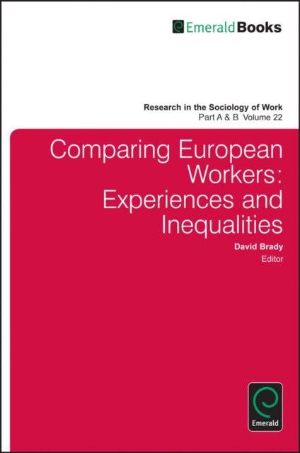 Book cover of: Comparing European Workers. By: David Brady