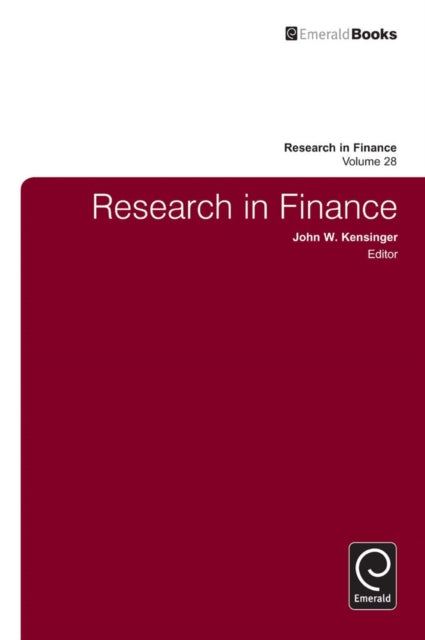 Book cover of: Research in Finance. By: John Kensinger
