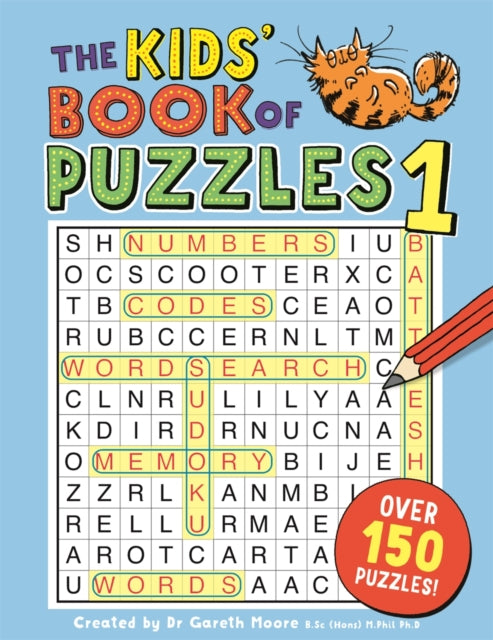Book cover of: Kids' Book of Puzzles 1. By: Gareth Moore