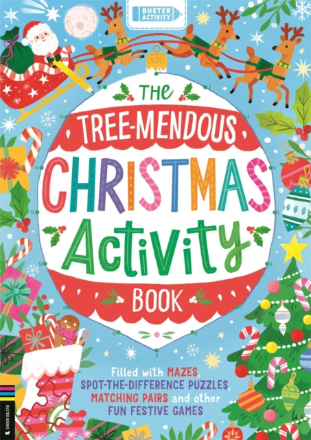 Tree-mendous Christmas Activity Book, Filled with mazes, spot-the-difference puzzles, matching pairs and other fun festive games