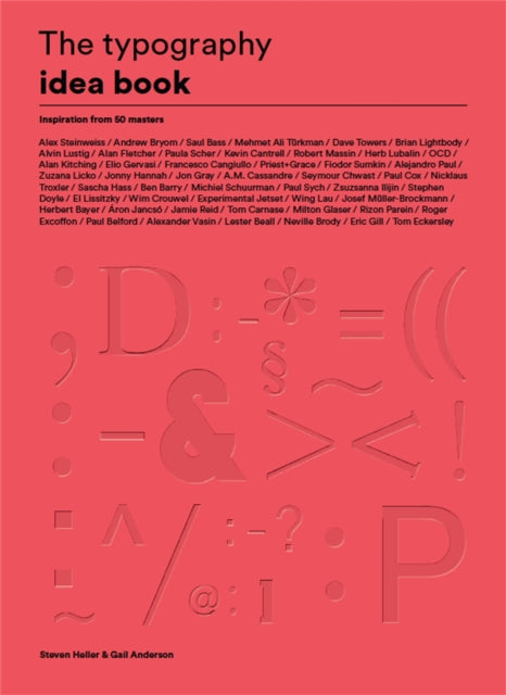 Book cover of: Typography Idea Book. By: Gail Anderson