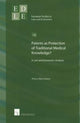 Book cover of: Patents as Protection of Traditional Medical Knowledge?