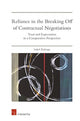 Book cover of: Reliance in the Breaking-Off of Contractual Negotiations. By: Isabel Zuloaga